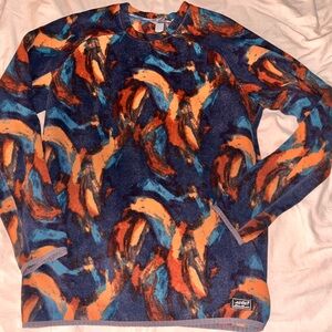 Eddie Bauer Multicolor Abstract Sweater